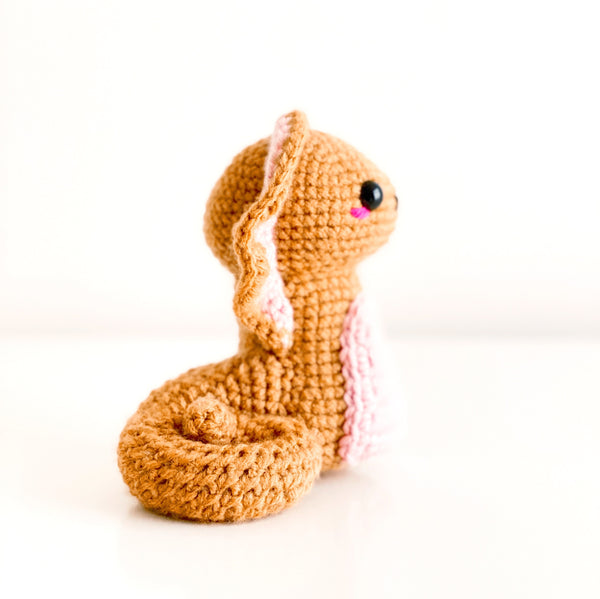 King Cobra Snake - Pink Animals (DIGITAL PATTERN)