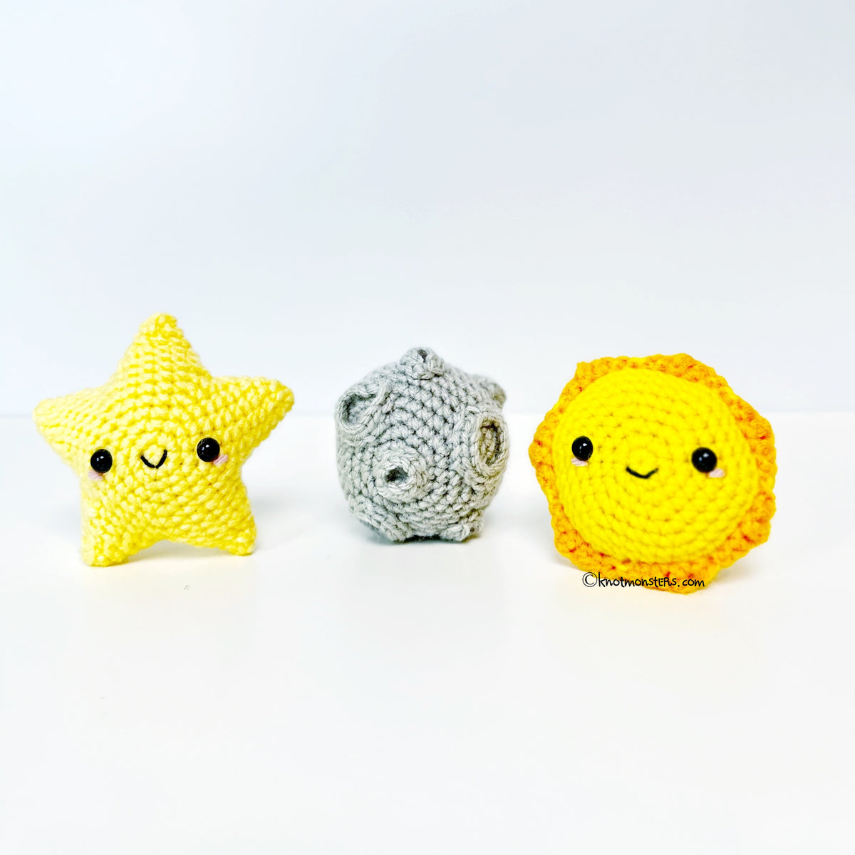 The Sun, Moon and Star - Weather (DIGITAL PATTERN) – Knotmonster