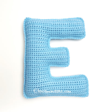 Letter "E" - Letters & Numbers (DIGITAL PATTERN)