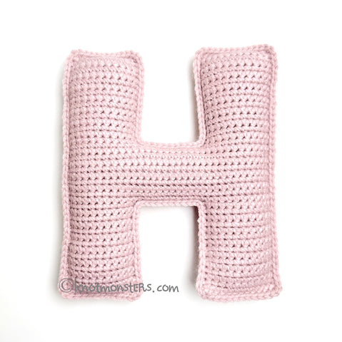 Letter "H" - Letters & Numbers (DIGITAL PATTERN)