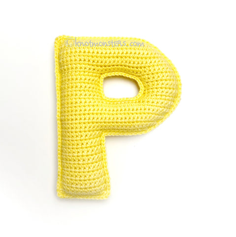 Letter "P" - Letters & Numbers (DIGITAL PATTERN)