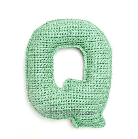 Letter "Q" - Letters & Numbers (DIGITAL PATTERN)