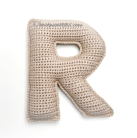 Letter "R" - Letters & Numbers (DIGITAL PATTERN)