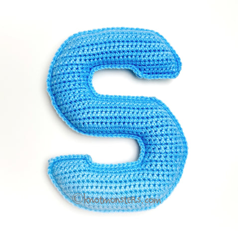 Letter "S" - Letters & Numbers (DIGITAL PATTERN)