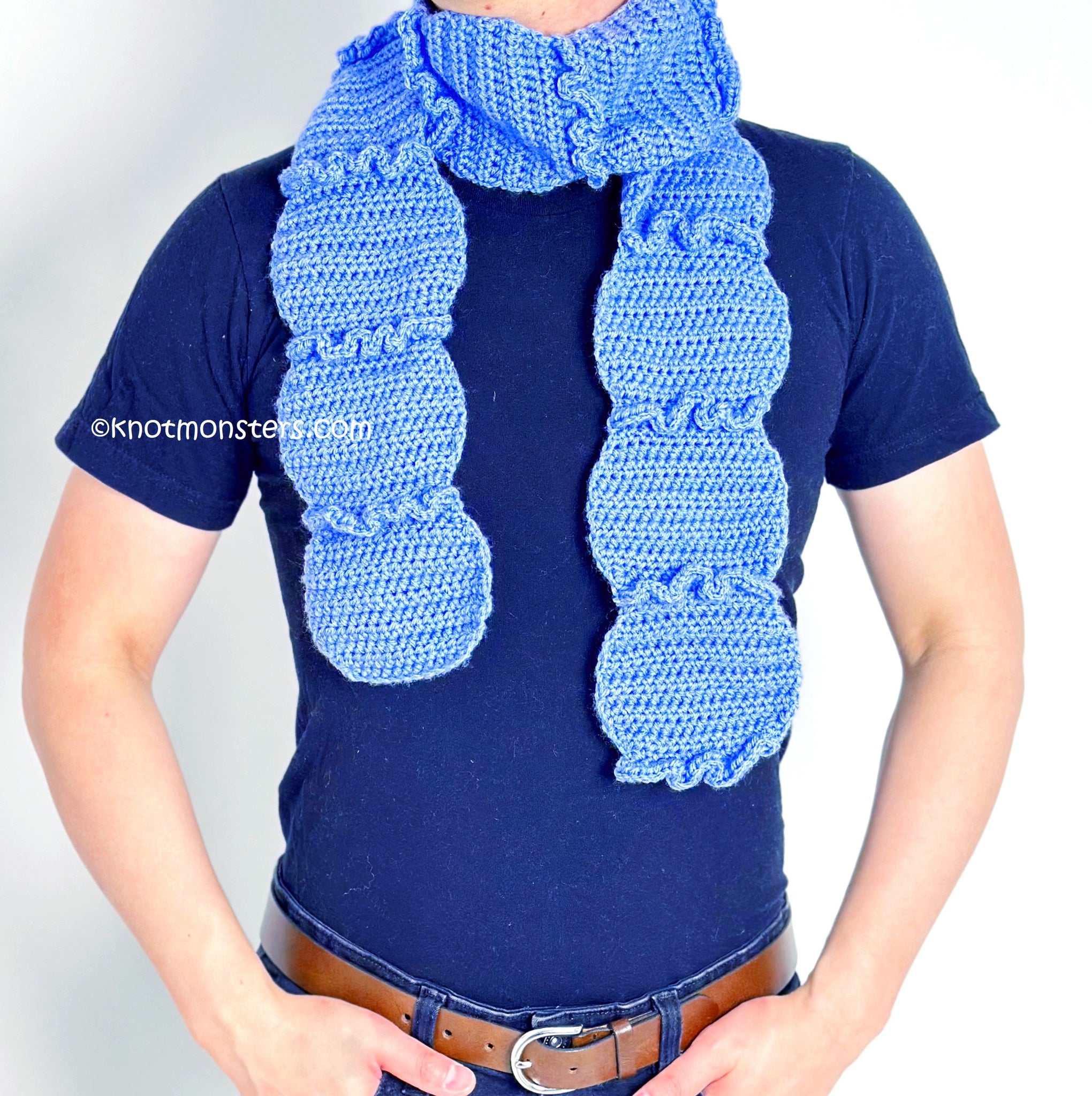 Blueberry Scarf - Fruit & Vegetable Scarf (DIGITAL PATTERN)