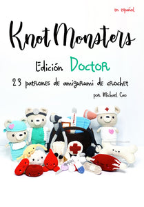 Español Knotmonsters Edición Doctor patrones de amigurumi de crochet! (EBOOK PDF)(en español)