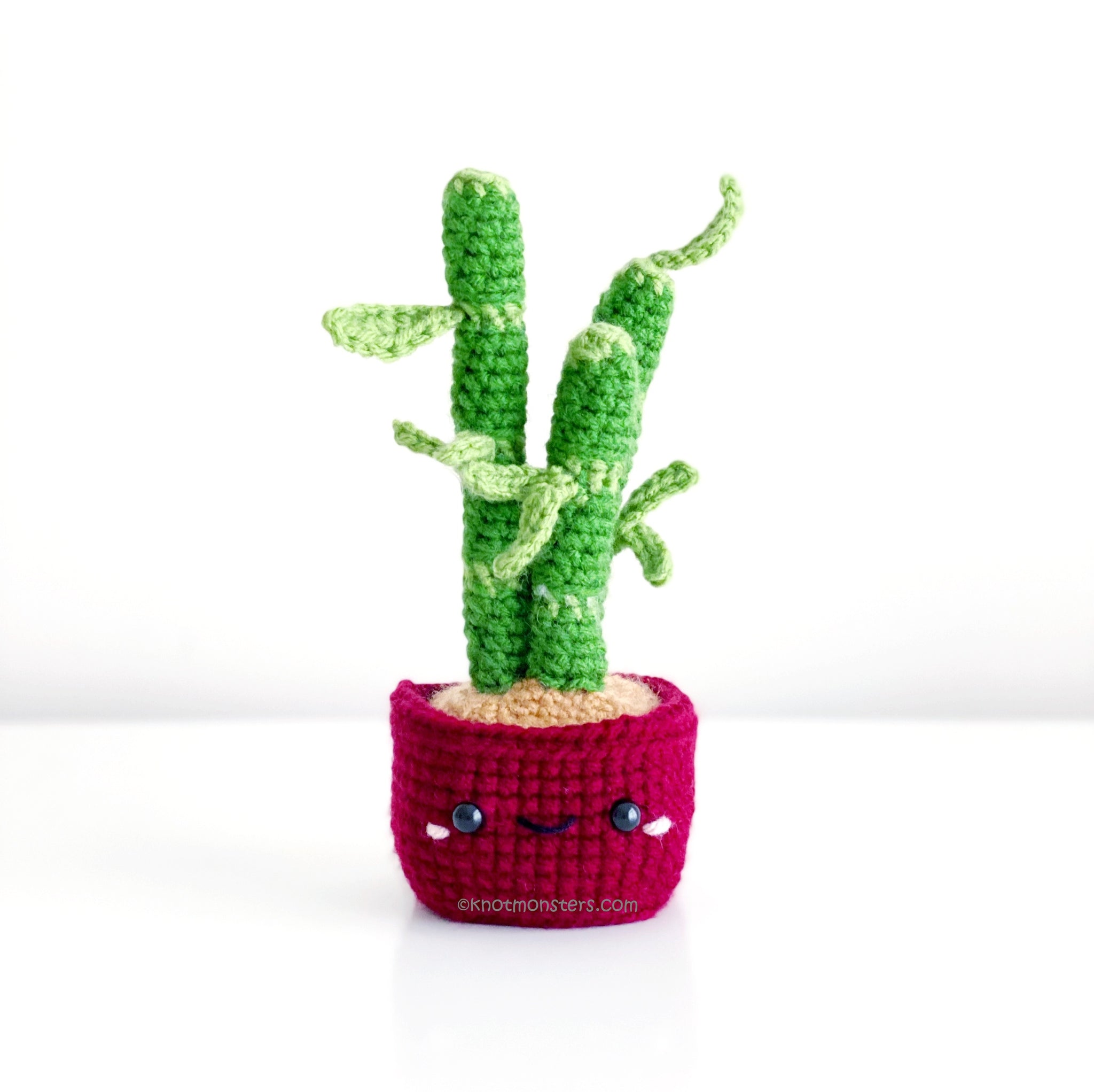 Lucky Bamboo - Potted Plants (DIGITAL PATTERN)