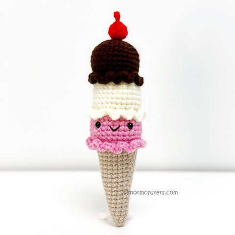 Ice Cream Cone Gelato - Sweets and Treats (DIGITAL PATTERN)