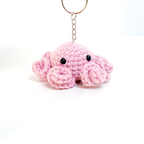 Mini Octopus- Keychain (DIGITAL PATTERN)