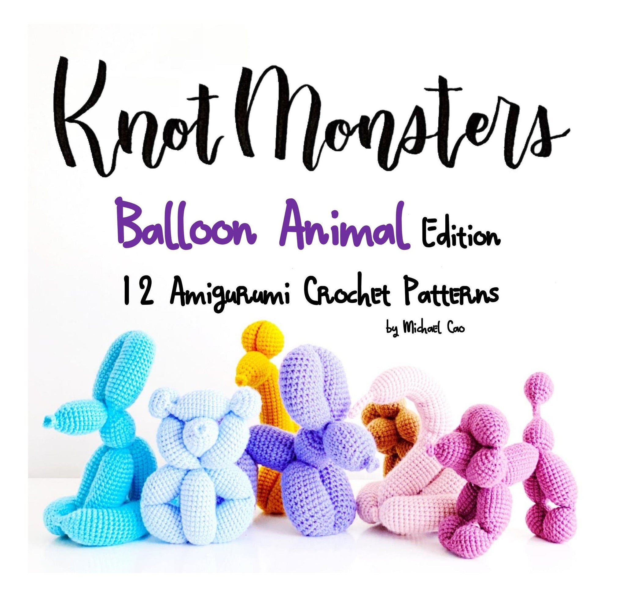 KnotMonsters: cute kawaii amigurumi crochet patterns pink edition  (Paperback)