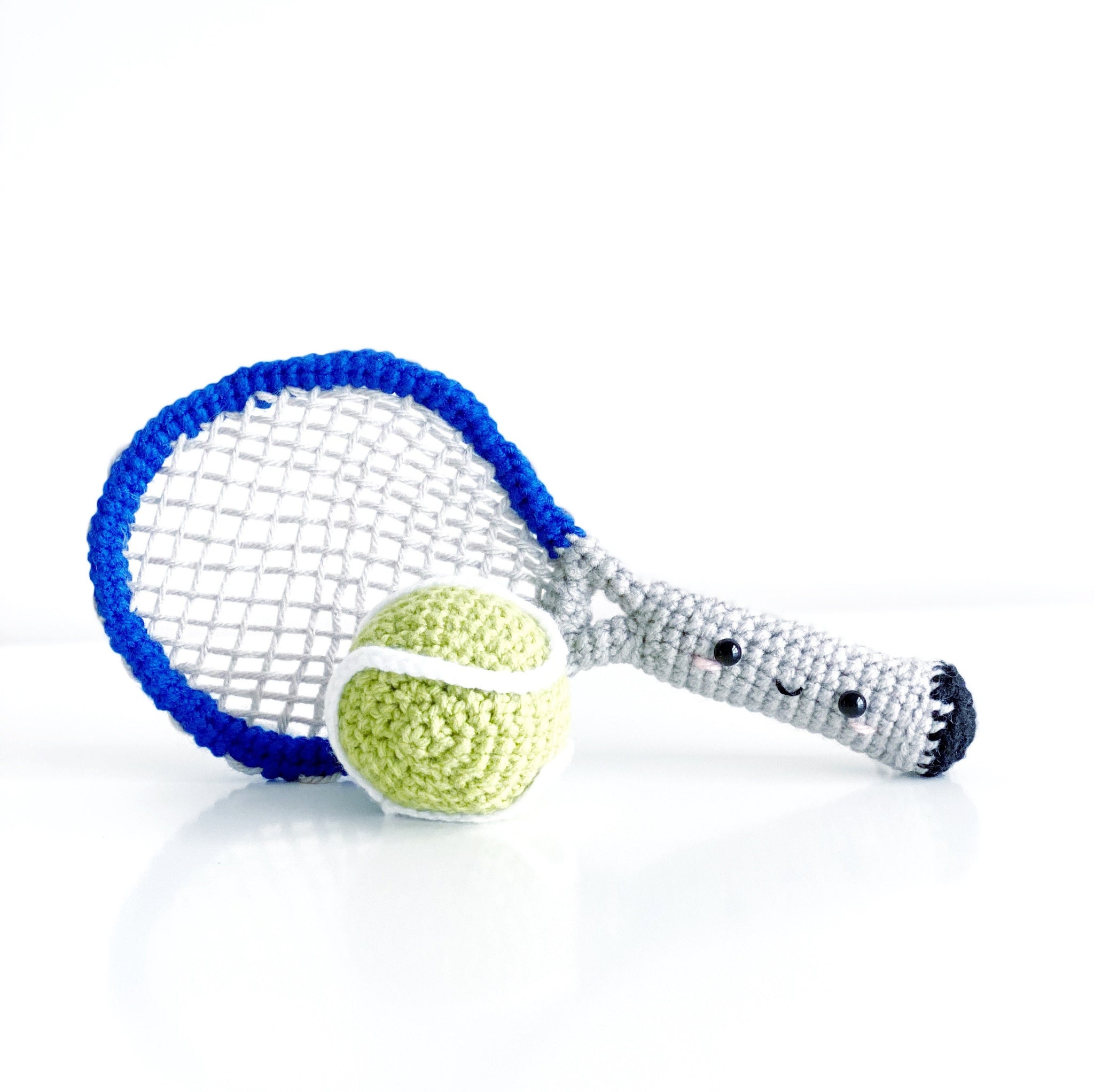Tennis Racket & Ball - Sports (DIGITAL PATTERN) – Knotmonster