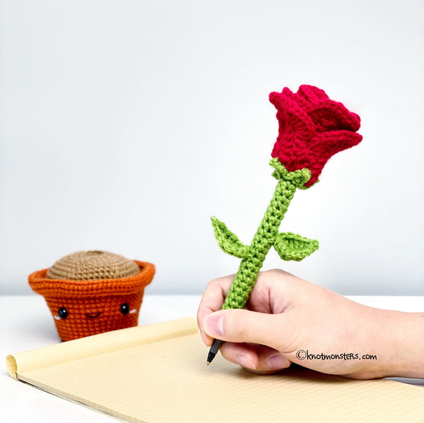 Rose - Flower Pens (DIGITAL PATTERN)